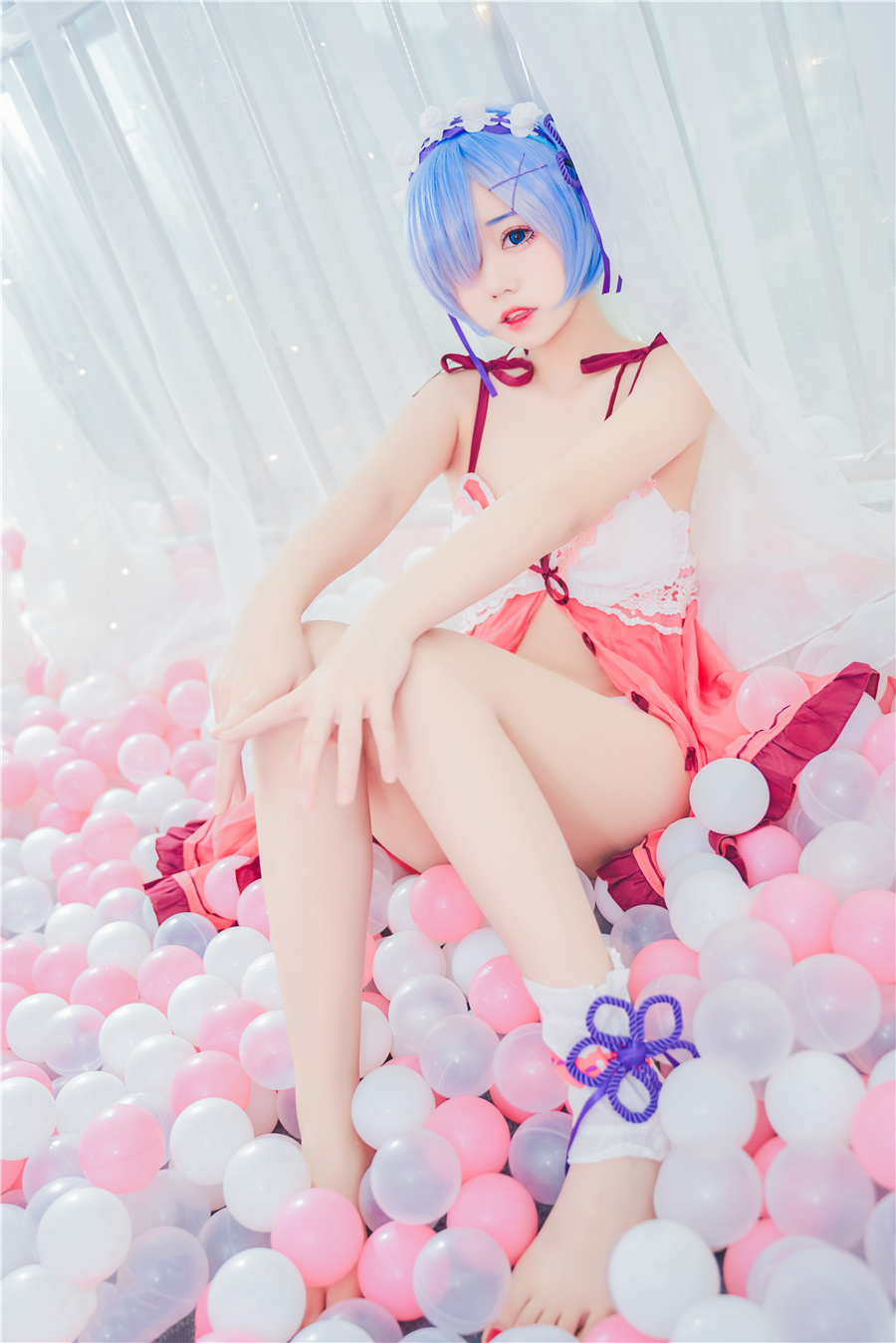 图片[1]-兔玩映画 VOL.057 粉嫩嫩的雷姆 [40P] 精选-微密空间-全网最全抖音网红铁粉空间觅圈